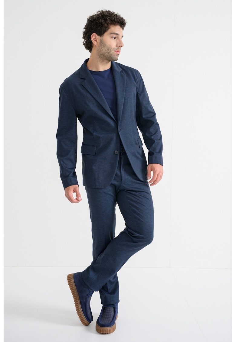 Сако с джобове с капаче - Тъмносин HUGO