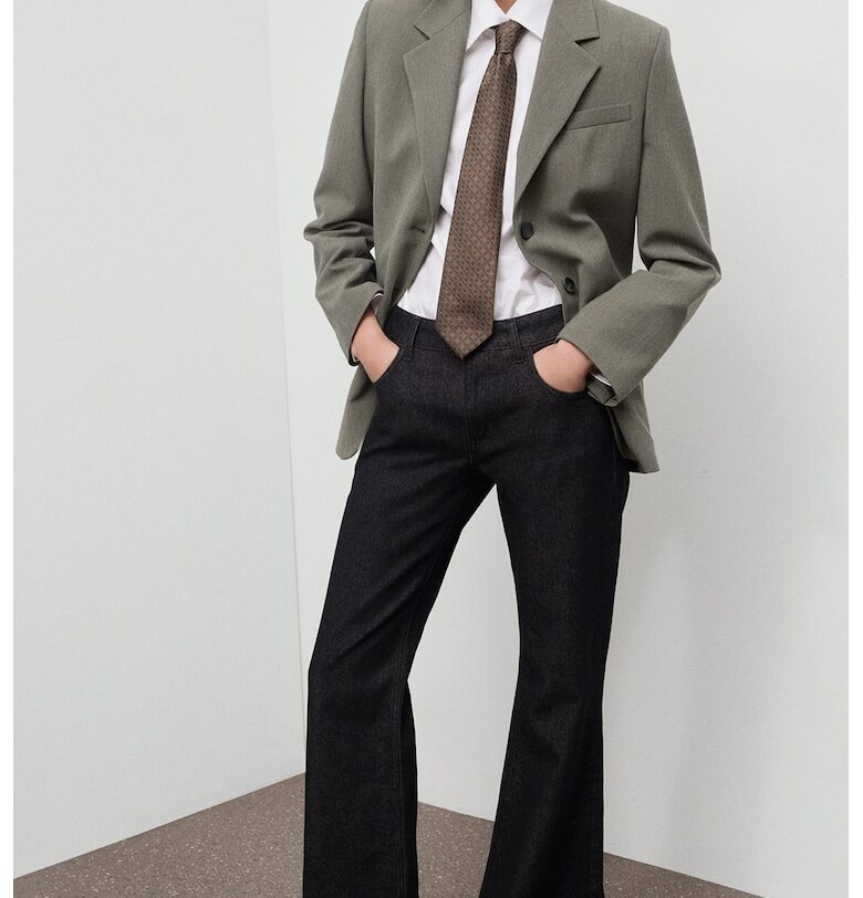 Сако с копчета - Каки Mango