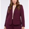 Сако с копчета на маншетите - Тъмновиолетов Fiorella Rubino