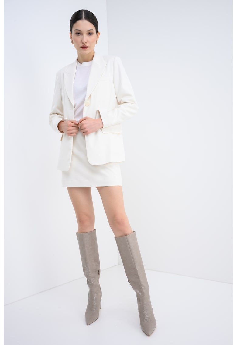 Сако с лого - Мръснобял ARMANI EXCHANGE