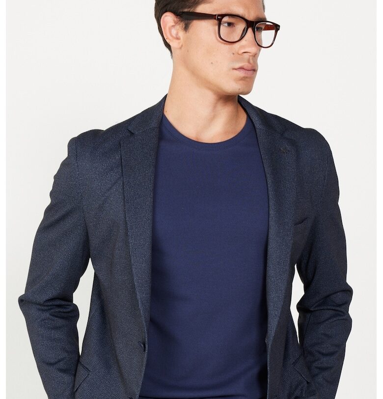 Сако с раздвоен ревер - Тъмносин ACCo