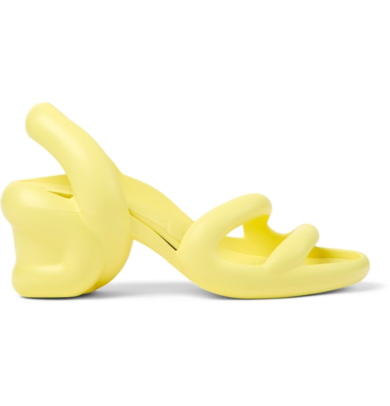 Сандали Kobarah с отворена пета и масивен ток Camper