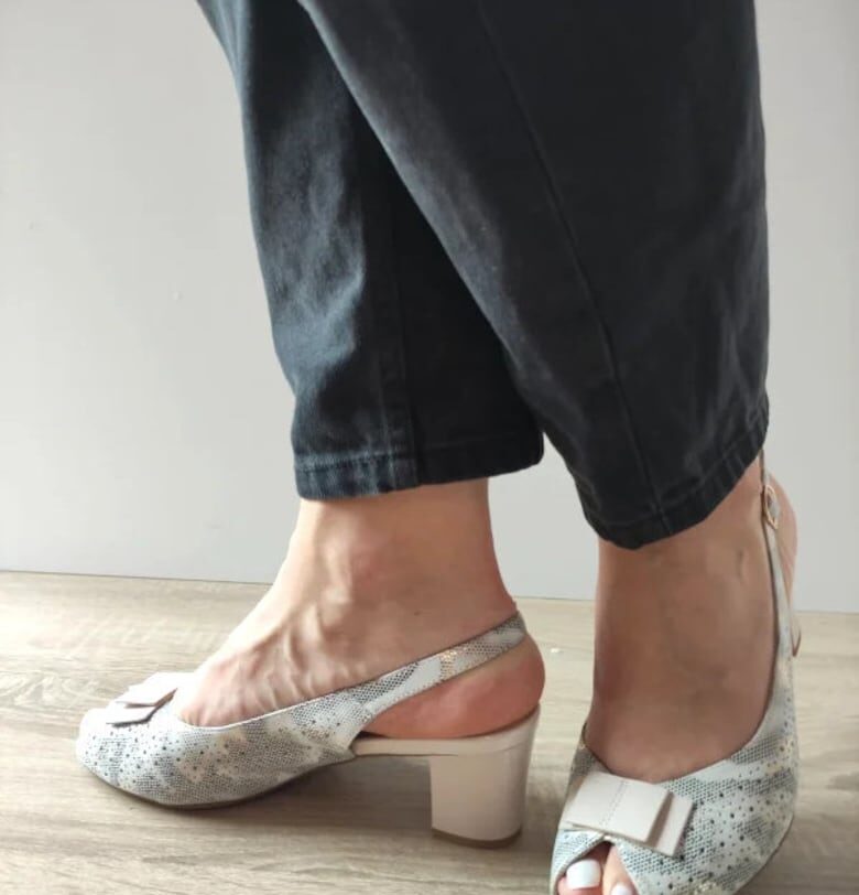 Сандали Дамски  60056B 97-I Сив Комбиниран - Елегантни Epica