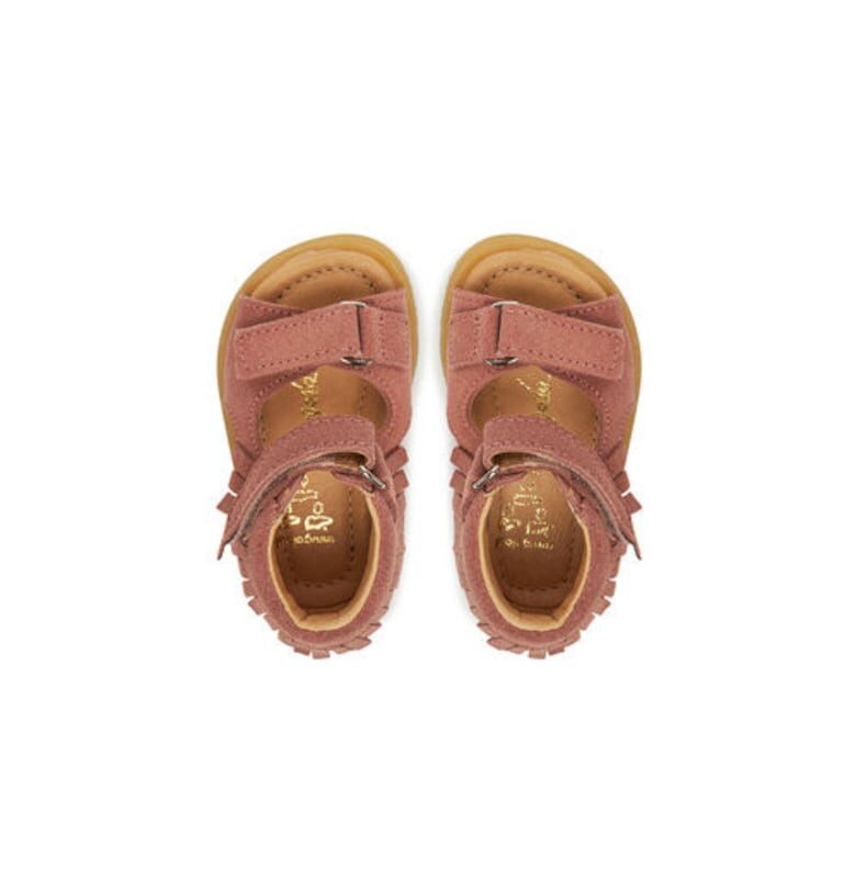 Сандали за момиче - 1145/5-44 -  Естествена кожа - Розови Mrugala