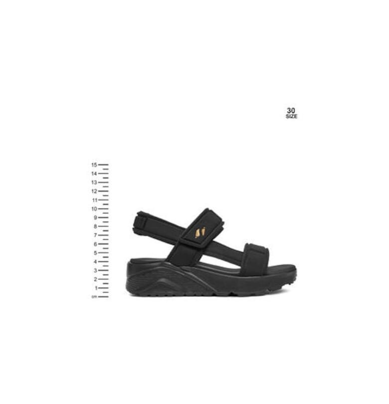 Сандали за момичета - 310372L -  Текстил - Черни Skechers