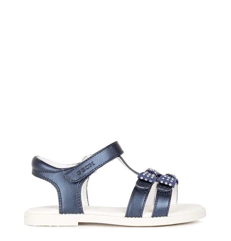 Сандали от еко кожа с велкро и панделка Geox