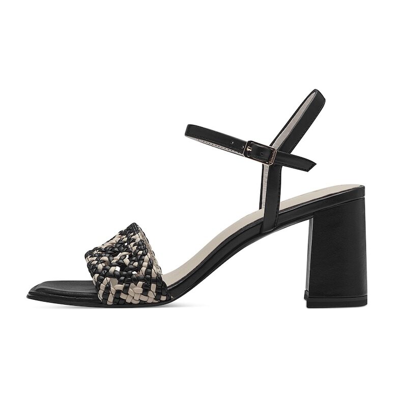 Сандали от еко кожа с масивен ток Tamaris