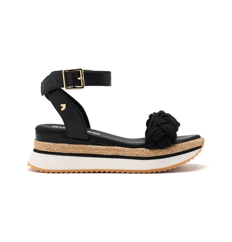 Сандали от еко кожа с полускосена подметка Gioseppo