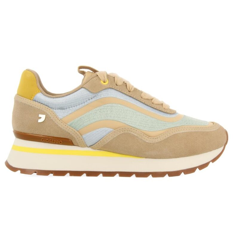 Сандали от текстил с велур Gioseppo