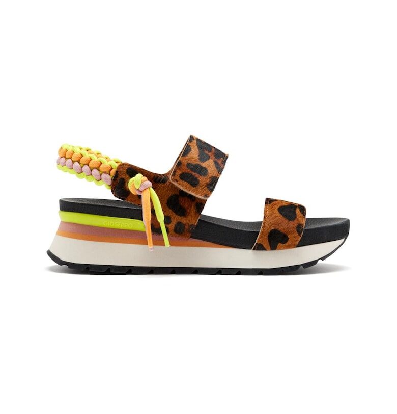 Сандали с велкро и кожа с косъм Gioseppo