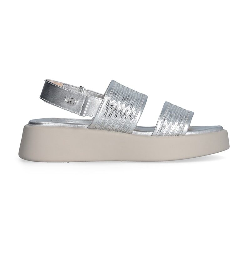 Сандали с велкро и пайети Liu Jo