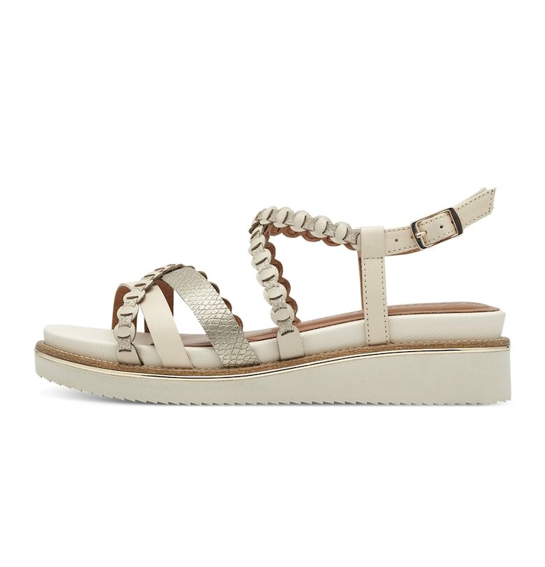 Сандали с кожени детайли Tamaris