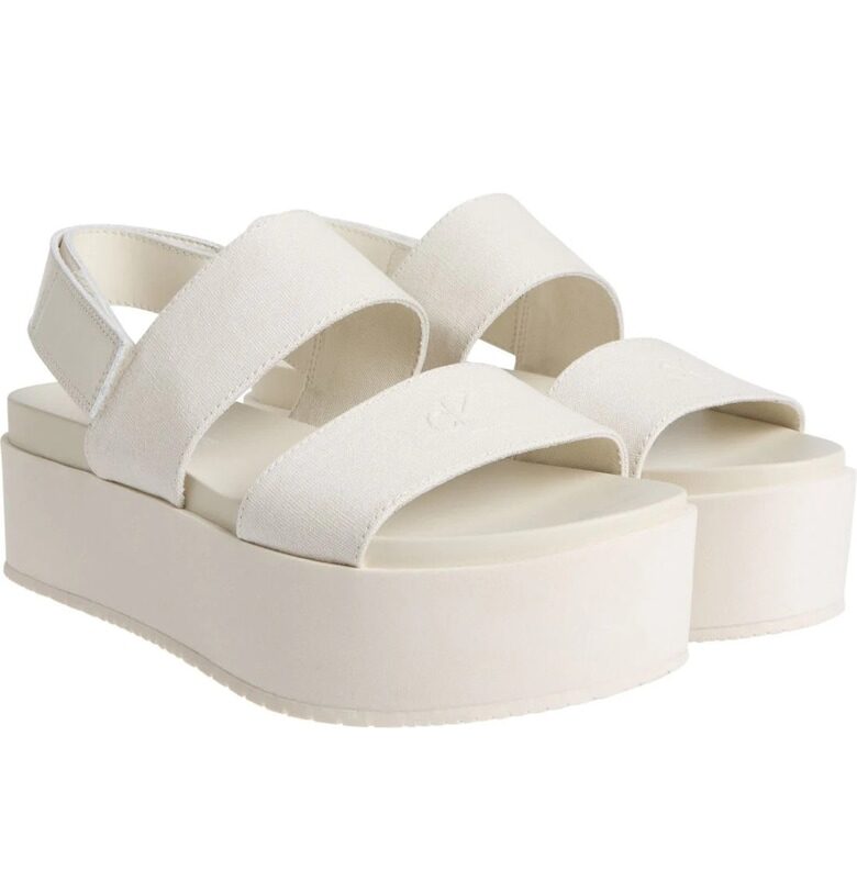 Сандали с равна платформа и велкро CALVIN KLEIN JEANS