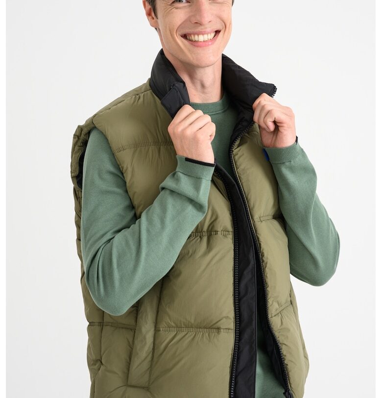 Свободен капитониран елек Bodolino - Зелени аспержи HUGO