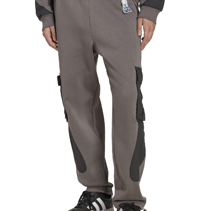 Свободен карго панталон с връзки - Сиво-кафяв adidas Sportswear