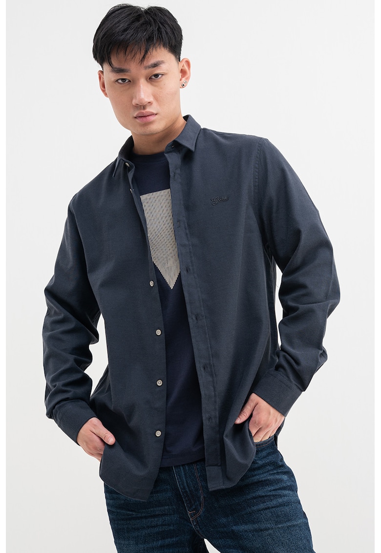 Свободен памучен шакет - Tъмносив GUESS