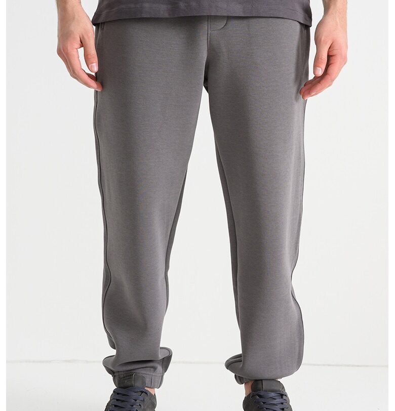 Свободен спортен панталон с връзка - Tъмносив ARMANI EXCHANGE