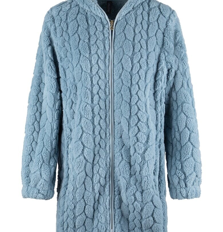 Свободна жилетка с цип - Син LingaDore