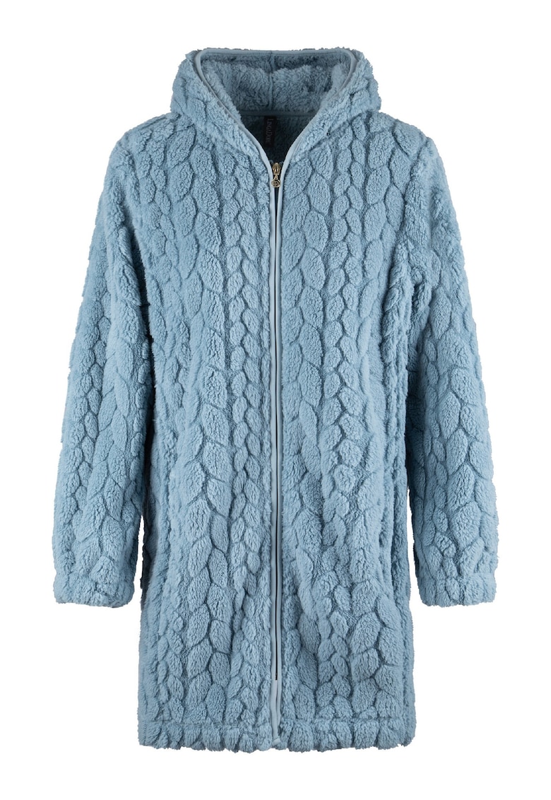 Свободна жилетка с цип - Син LingaDore