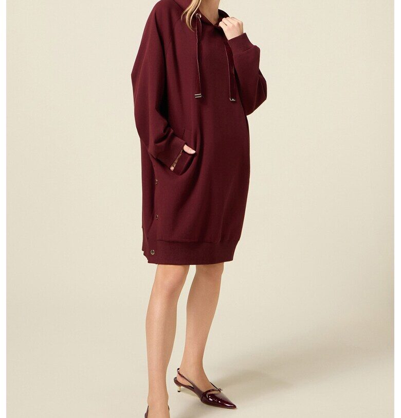 Свободна рокля тип худи Oltre