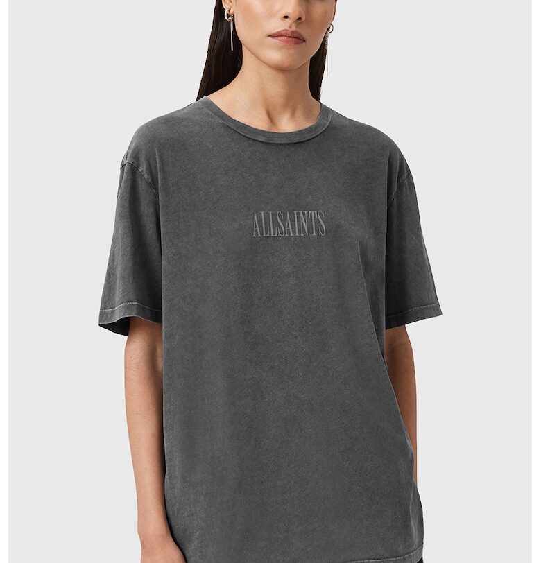 Свободна тениска Wings с лого - Tъмносив AllSaints