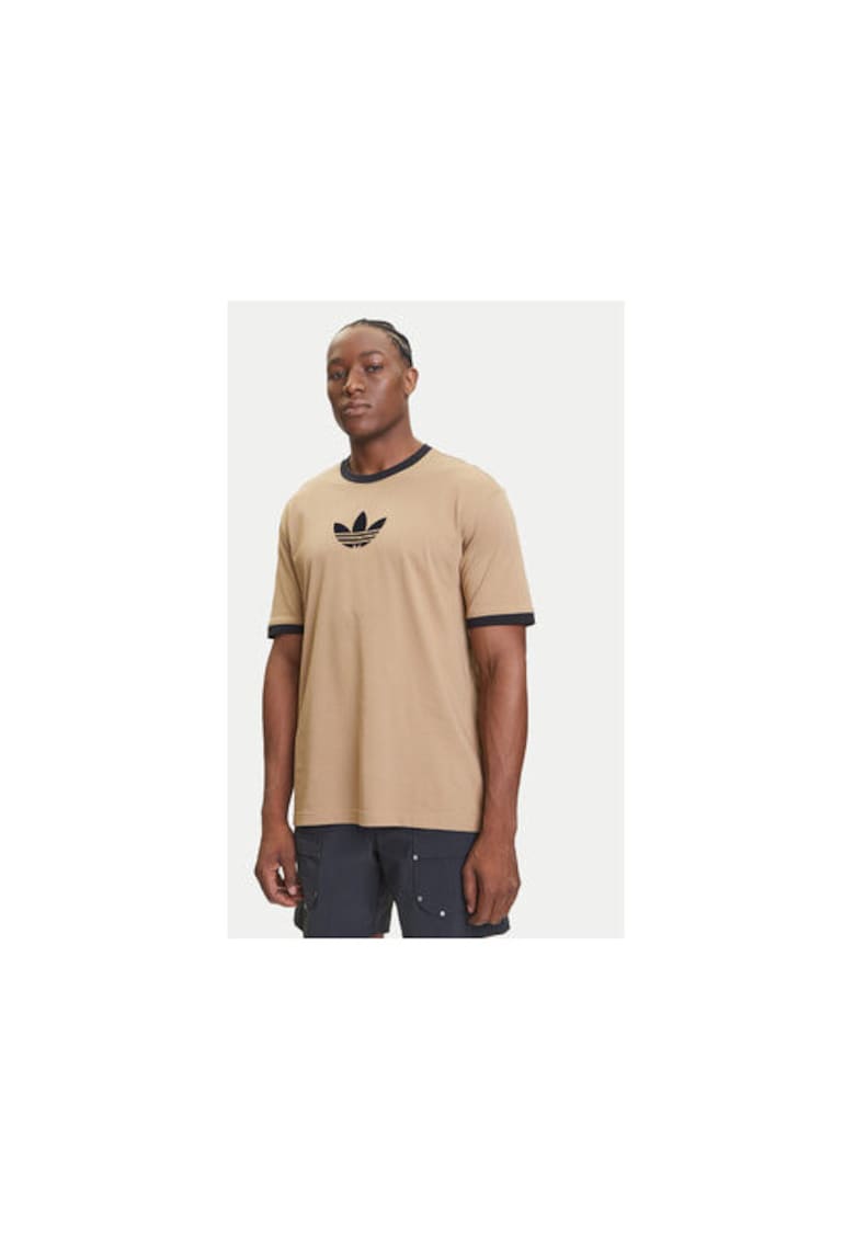 Свободна тениска с контрастни детайли adidas