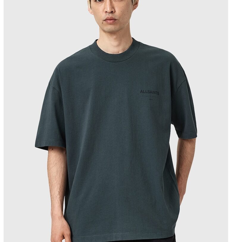 Свободна тениска с лого - Въглен сиво AllSaints