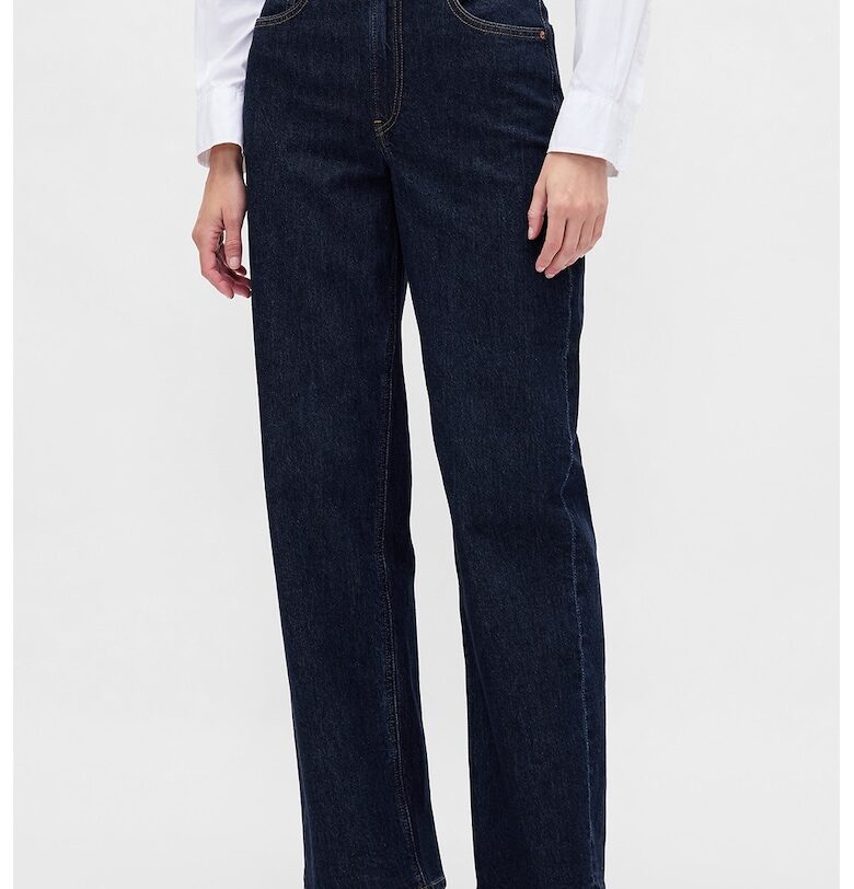 Свободни дънки с джобове - Тъмносин GAP