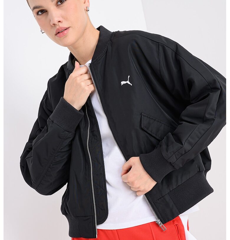 Свободно бомбър яке - Черен Puma