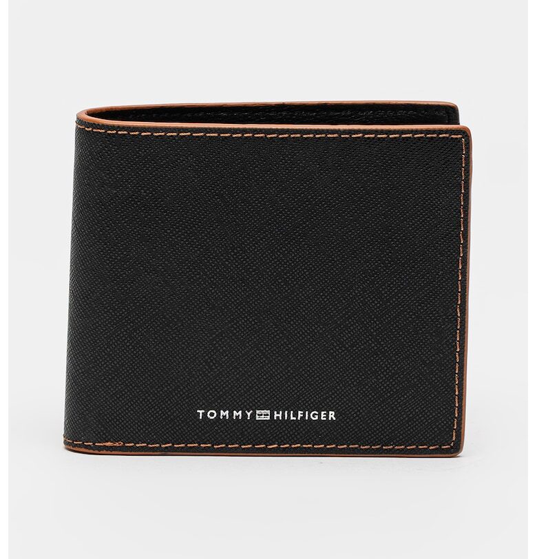 Сгъваем кожен портфейл с релеф Tommy Hilfiger