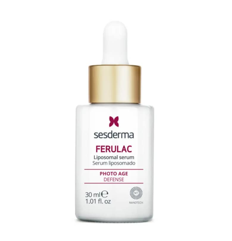 Серум  FERULAC - Предотвратява и намалява признаците на фотостареене - Коригира пигментните петна и бръчките - Осигурява интензивна ... Sesderma