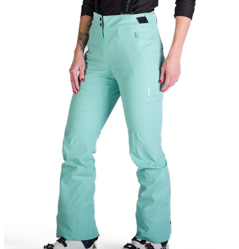 Ски панталон с тиранти - Черен - - Светлозелен NORTHFINDER