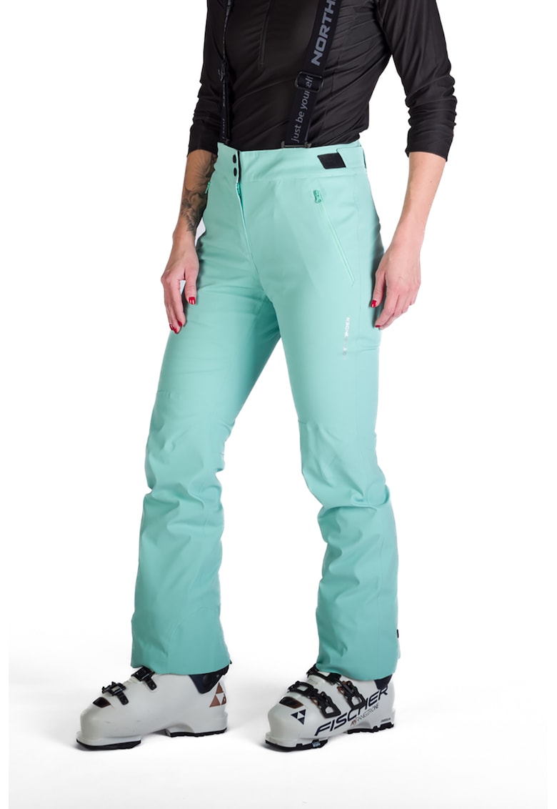 Ски панталон с тиранти - Черен - - Светлозелен NORTHFINDER