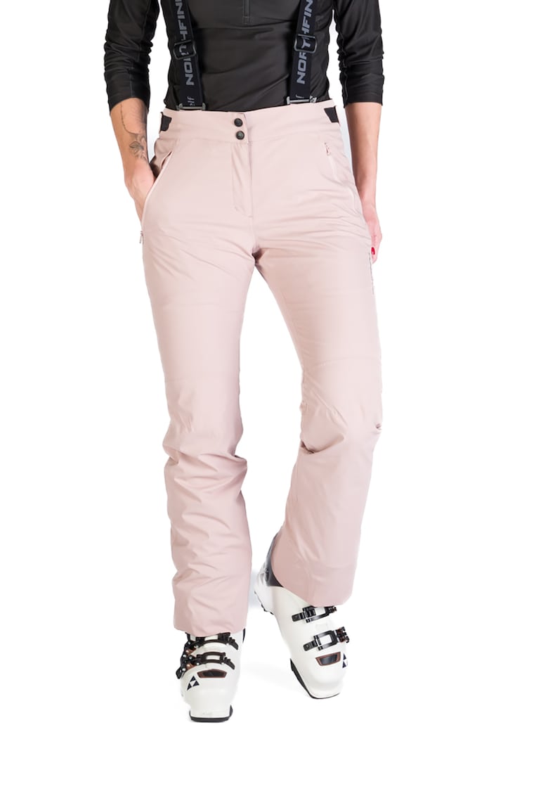 Ски панталон с тиранти - Черен - - Бледо розово NORTHFINDER
