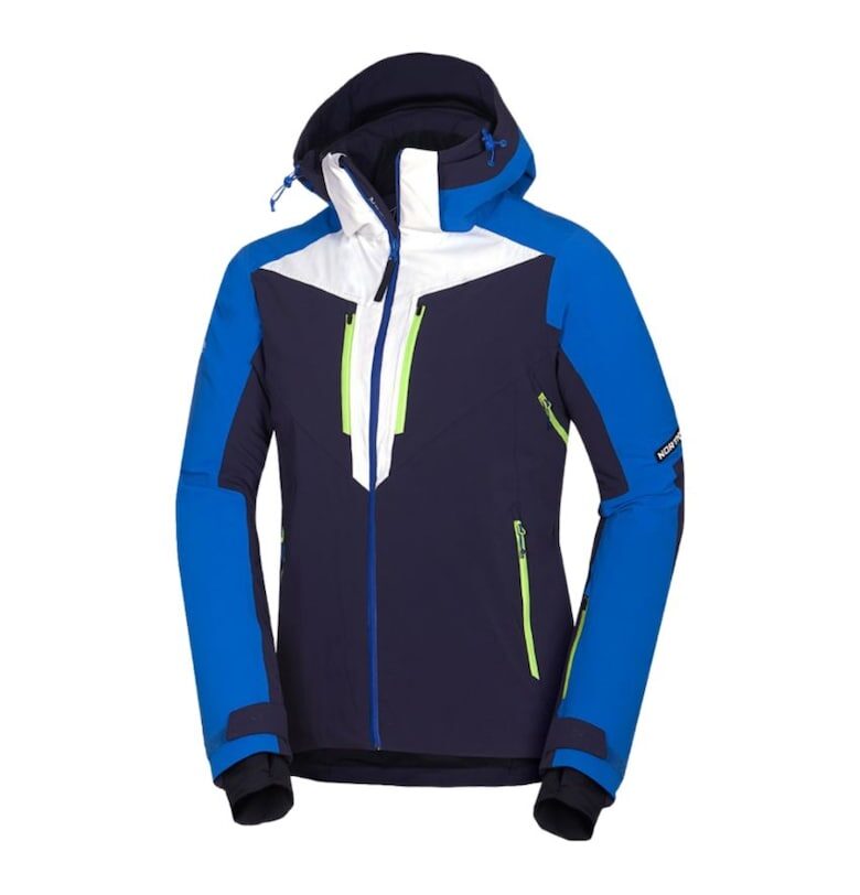 Ски яке с качулка и контрастни панели - Син NORTHFINDER