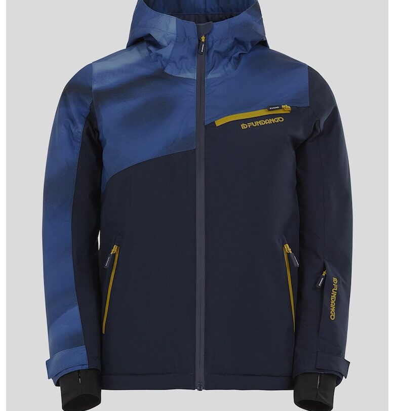 Ски яке с принт - Тъмносин/Ултрамарин синьо Fundango