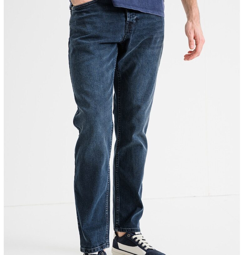 Скосени дънки - Ултрамарин синьо KARL LAGERFELD JEANS