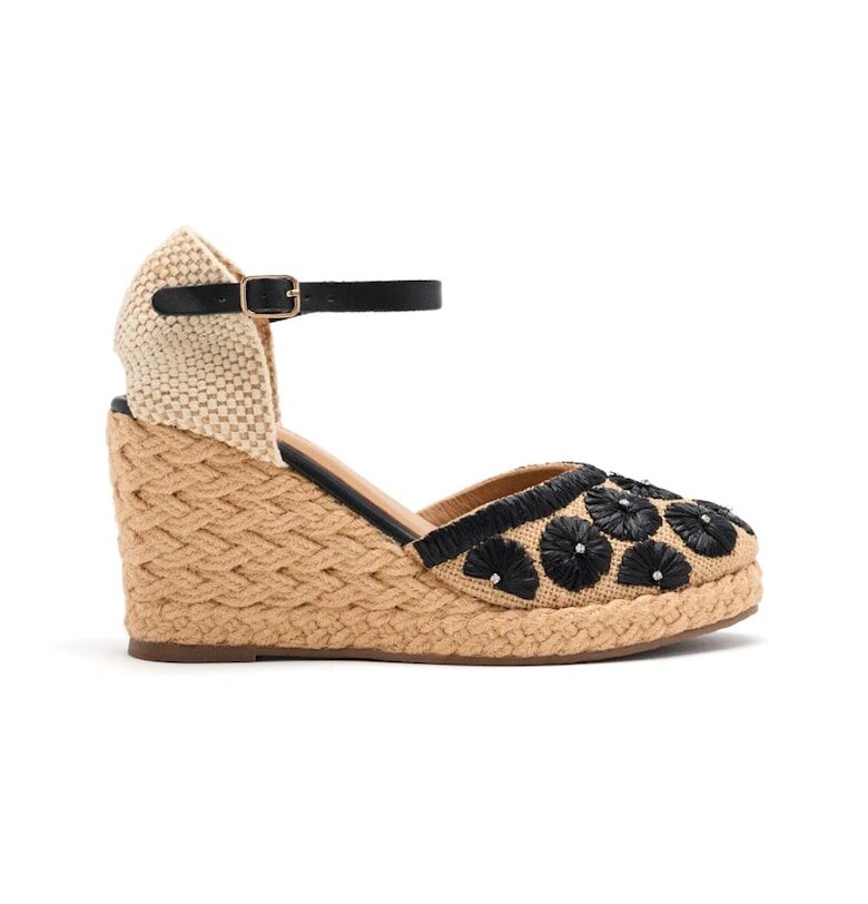 Скосени еспадрили със сплетен дизайн с кожа Gioseppo