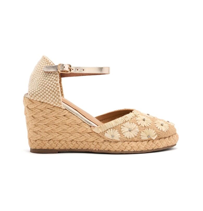 Скосени еспадрили със сплетен дизайн с кожа Gioseppo