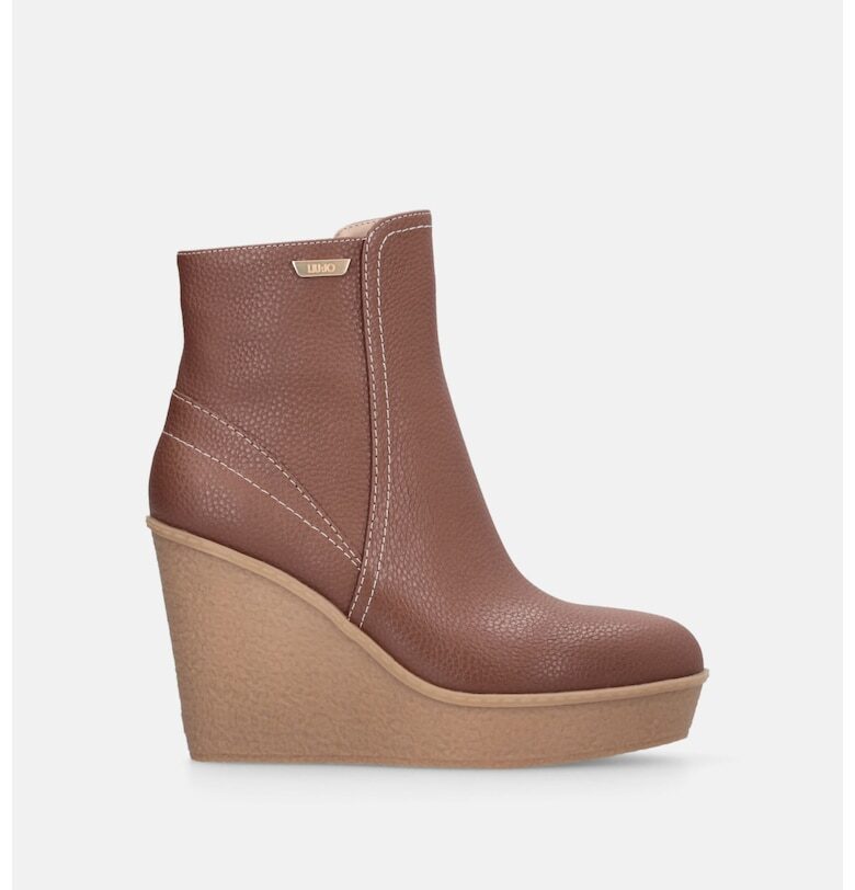 Скосени кожени боти Liu Jo