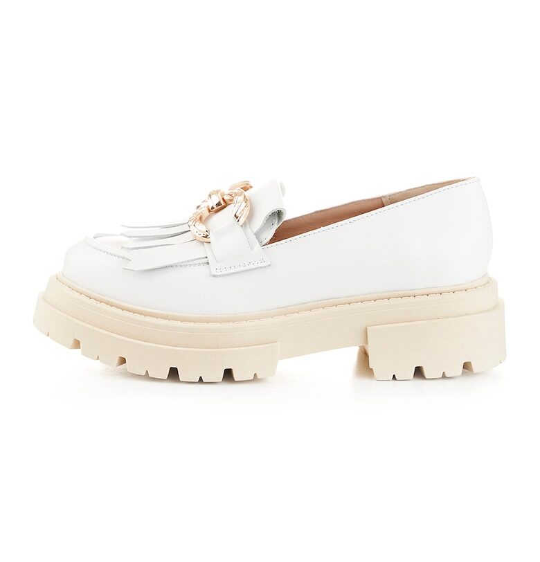 Скосени кожени мокасини Davina ESSTEFFA