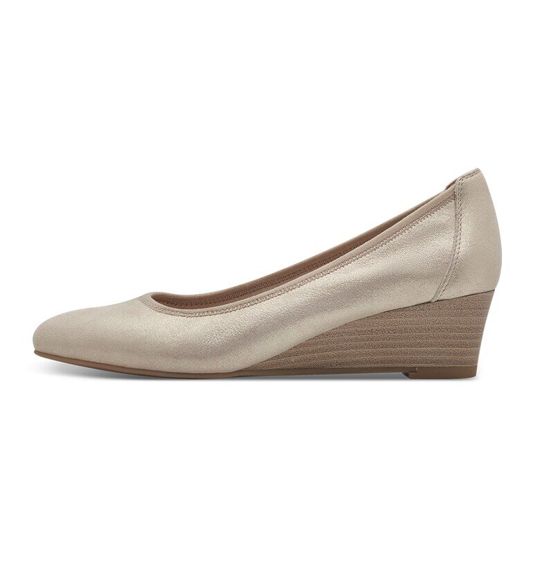 Скосени кожени обувки Tamaris