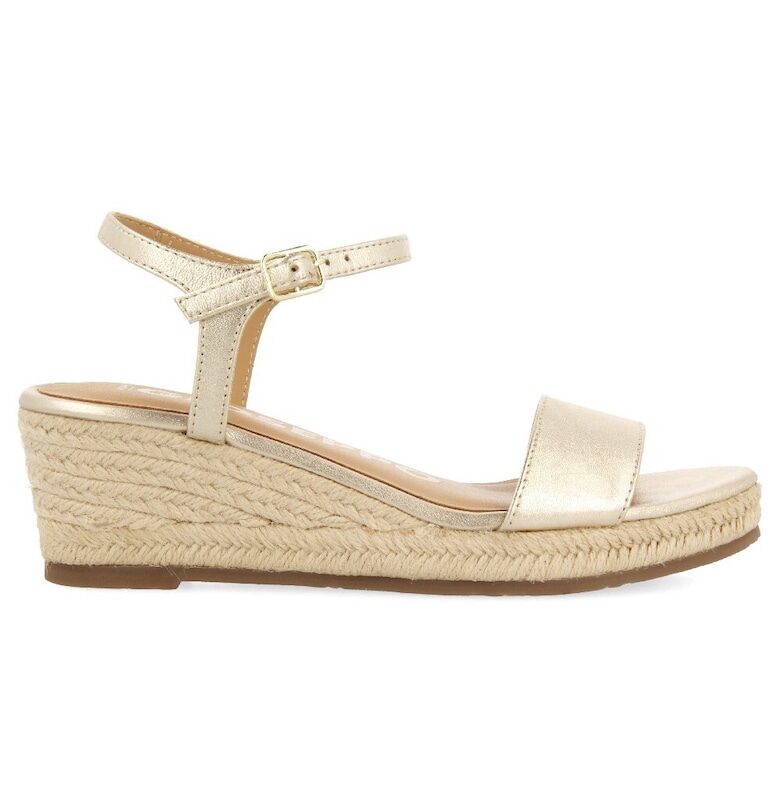 Скосени кожени сандали тип еспадрили Gioseppo