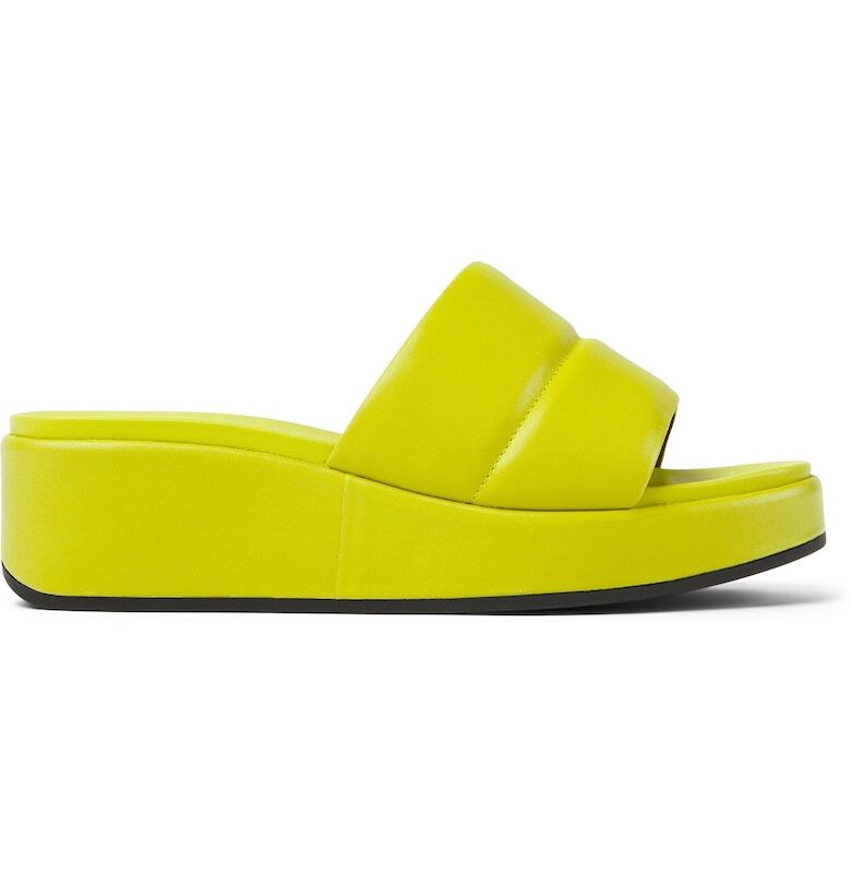 Скосени кожени чехли Misia Camper