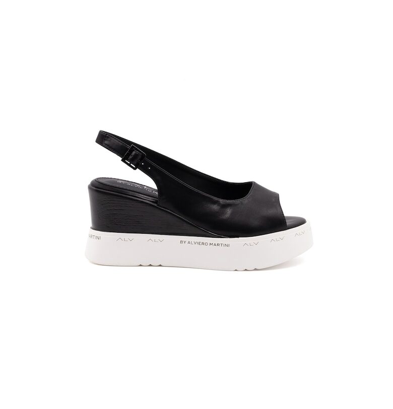 Скосени сандали от еко кожа ALV by Alviero Martini