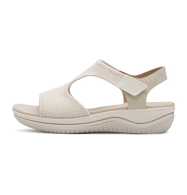 Скосени сандали с велкро Tamaris Comfort