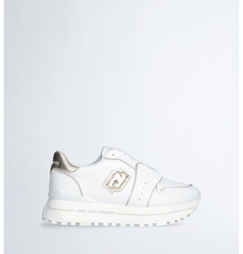 Скосени спортни обувки от кожа Liu Jo