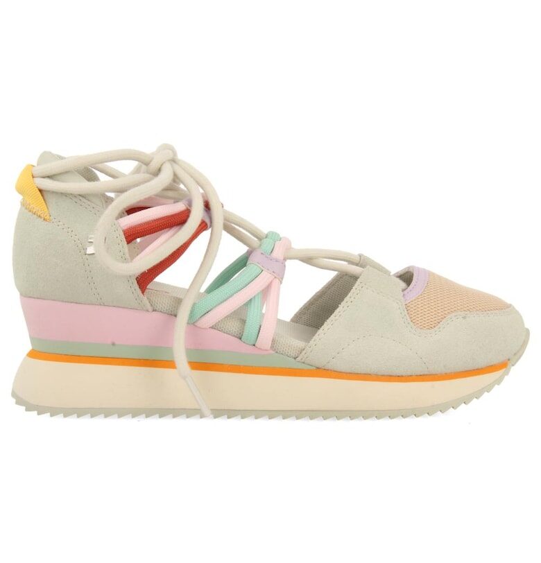 Скосени спортни сандали с велур Gioseppo