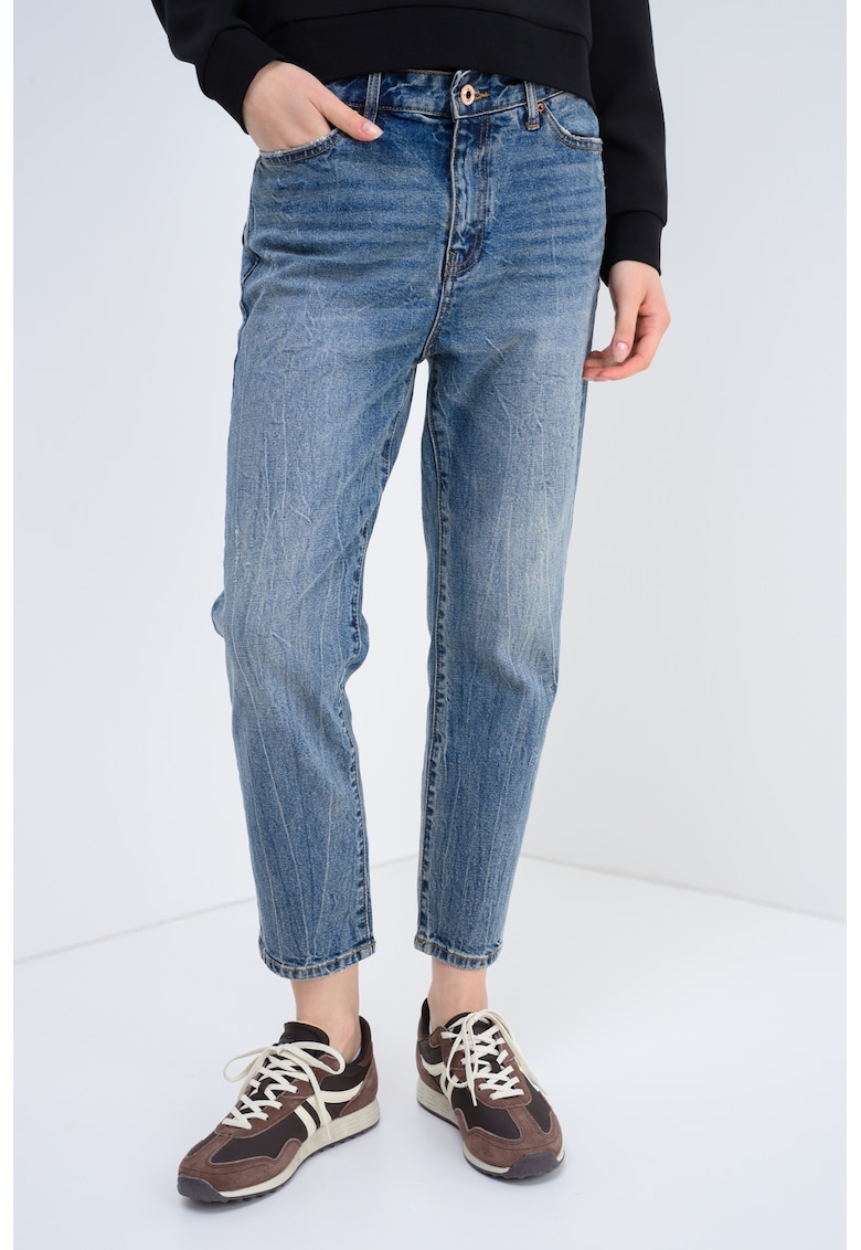 Скъсени дънки Boyfriend - Прашно синьо ARMANI EXCHANGE