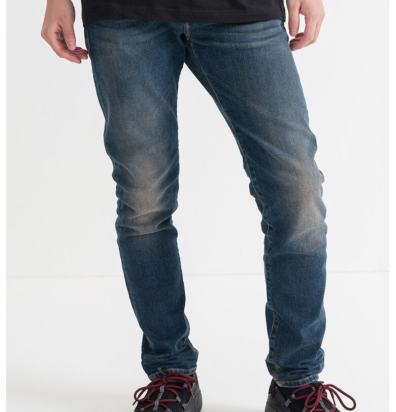 Слим дънки 2019 D-Strukt - Ултрамарин синьо Diesel